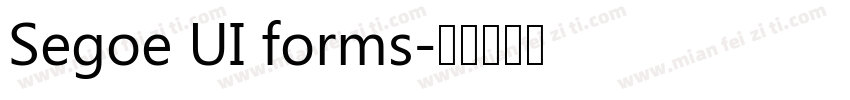 Segoe UI forms字体转换